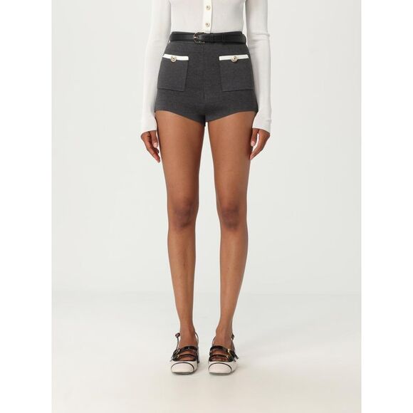 Self-Portrait Shorts Woman Grey - Picture 1 of 4